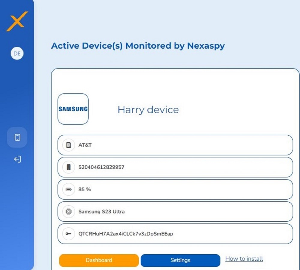 screenshot of NexaSpy Employee Monitoring